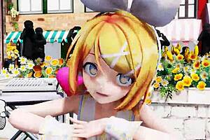 check out kagamine rin dancing naked with shaved ass and boobs 😍