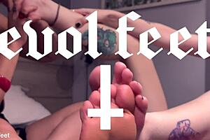 Run your tongue between my toes, please