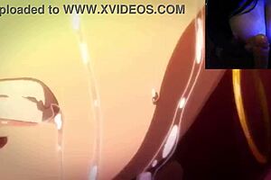 Big tits girls gang bang in another world