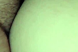 Milf wife bends over eagerly for intense creampie in her big pussy.