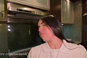 stepsister in student uniform