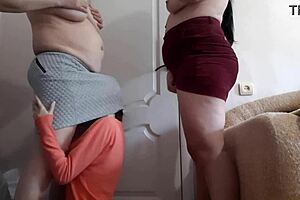 Pregnant girlfriends share intimate 3some experience