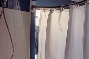 Detailed View Of Ivy19921 Bathing In The Retro Shower Scene From Blue Films