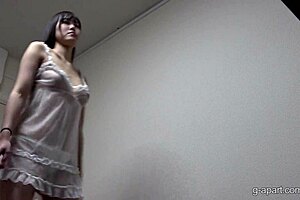 akane iruma strips lingerie slowly