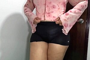 My sexy father-in-low's perfect ass before bedtime