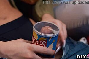 A guy was shocked by two hot trannies in a wild tag team scene