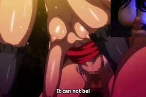 Big tits girls gang bang in another world