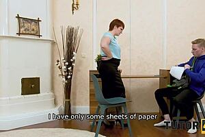 Passionate tutor seduces student