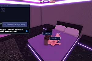 Blonde slut contrasts with massive BBC fuck