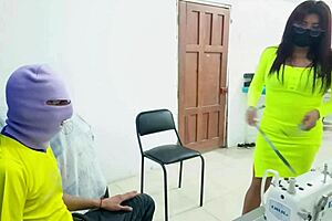Babe was molested by a client at her working place