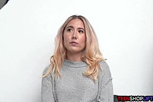 Busted Teen Exploited By Loss Prevention Officer