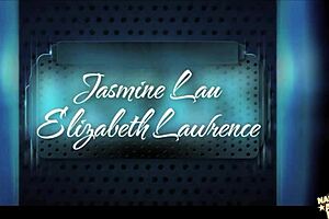 Jasmine Lau And Elizabeth Lawrence Engage In Intense Group Fucking With Double Penetration, Blowjob, And Doggystyle On Bent Over Blondes.