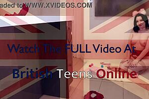 collared british 18 year old pounded hard in kitchen, cum in mouth fetish