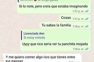 My step mom gets horny while chatting - Hot chat