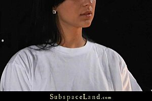 Playful subspace shit with a hot brunette, she loves it