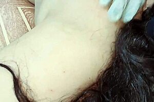Gorgeous Indian BBW Netu moans loudly during intense oiled massage with dirty Hindi talk