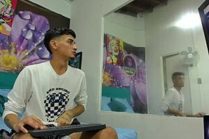 My Latina Stepsister Catches Me Watching Porn And Slaps Me In The Dorm Bedroom.