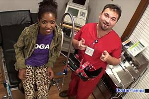 Hell Yeah! Dr Tampa Examines Lotus Lain's Body!