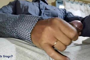 Malik Drago9 - BIG DICK HORNY at WORK JERKING OFF CUMMING A LOT