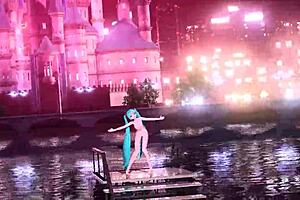 Hatsune Miku In Full Nude Bunny Costume From Nostalogic Project Diva Mod