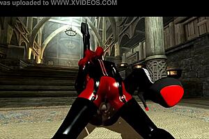 Shemale melanie dominates linda in this 3d skyrim futa porn with latex and hardcore action