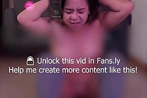 doing sit-ups with lush vibrator in both holes, losing count from distraction