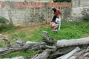 Schoolgirl Craves Sucking In Abandoned House