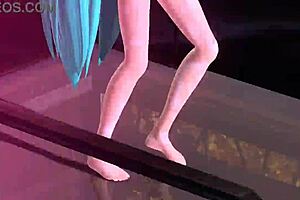 Hatsune Miku In Full Nude Bunny Costume From Nostalogic Project Diva Mod