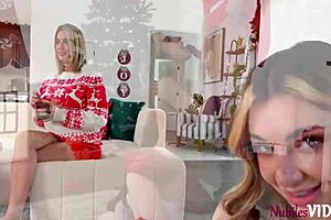 Teen Gets Creampied Right In Front Of Stepmom!