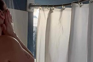 Detailed View Of Ivy19921 Bathing In The Retro Shower Scene From Blue Films