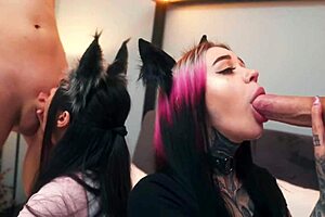 Submissive kittys crave hot cum deep in tight ass