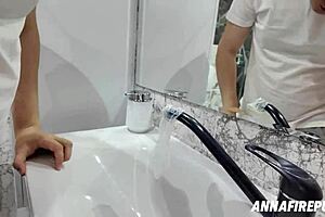 Did my hot stepsister forget the condom after boyfriend sex?