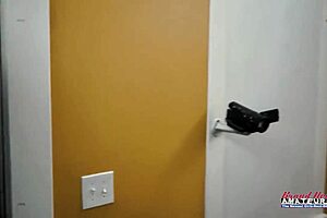 kinky nerdy blonde diana's hairless pussy fucked deeply in doggystyle pov