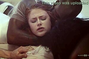 Yo, check out skinny Lucy Huxley in a wild double penetration gang! 🔥