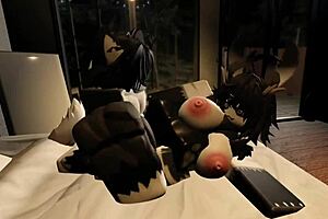 Cute Moth Slut Drilled Hard by Big Dicked Furry in Roblox