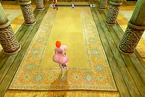 Redhead chick with big ass riding cock in Skyrim