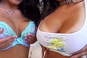 NATURAL BABES LUCCIA AND NIKKI LOREN ENJOY TALON'S BIG COCK FACIAL TOYS MONSTER COCK CUMSHOT DEEPTHROAT