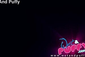 Wetandpuffy - Lucia Denvile Slams Vibrator Into Swollen Puffy Pussy Lips For Wild Release.