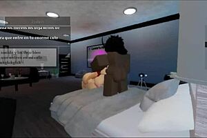 rough fucking with a fan in a hotel, getting pregnant from his monster cock