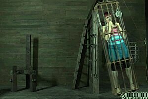 S&M - poses in extreme styles, tied up and humiliated
