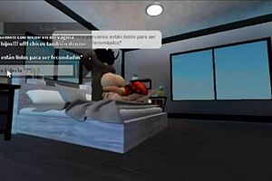 rough fucking with a fan in a hotel, getting pregnant from his monster cock