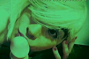 Shemale veronica shakes ass during dildo training