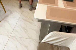 Busty Stepmom Caught Me Having Sex with Girl and Fucked Me for This - Russian Amateur with Conversations and Subtitles