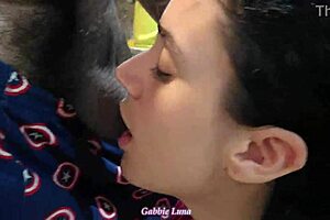 Gabbie Luna Takes Two Cocks POV