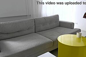 horny blondie browsing fashion magazines!