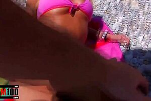 laura blume bigtits spanish blonde hardcore fucking at the beach