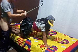 i found my stepmom masturbating in my apartment, then she asked me to help finish the homemade porn video