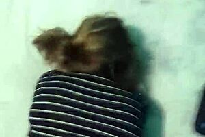 Pov doggystyle in big bed on webcam