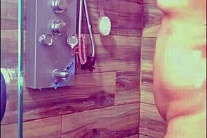 i get all hot n shower to cool off but end up havin a nice orgasm