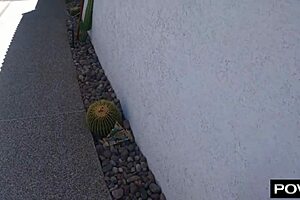 Petite blonde Lila Love pays the handyman with her tight wet pussy and gets a creampie